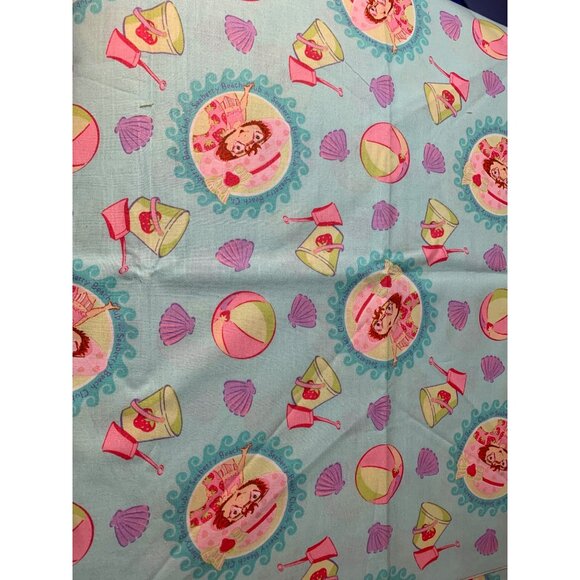 Strawberry Shortcake Beach Club Fabric by Spectra 1/2 yard x 44" Cotton - Picture 1 of 7